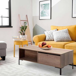 Hanah Home Mesa de centro Shp-665-Tt-1 en Nogal claro